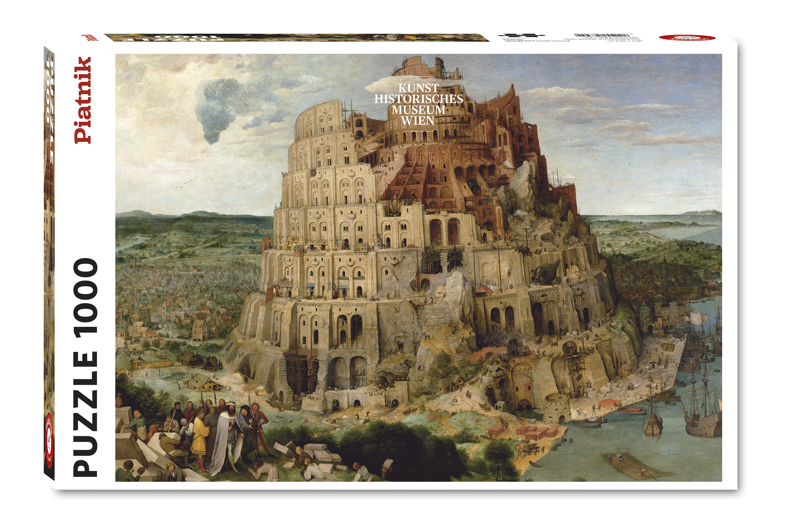 PIATNIK Dėlionė „Bruegelis. Babilono bokštas“, 1000 det.