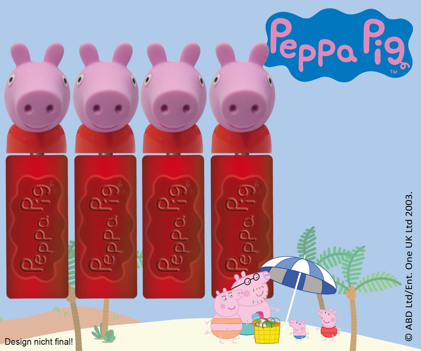 Peppa Pig  Minkštas vandens purkštukas „Kiaulytė Pepa“