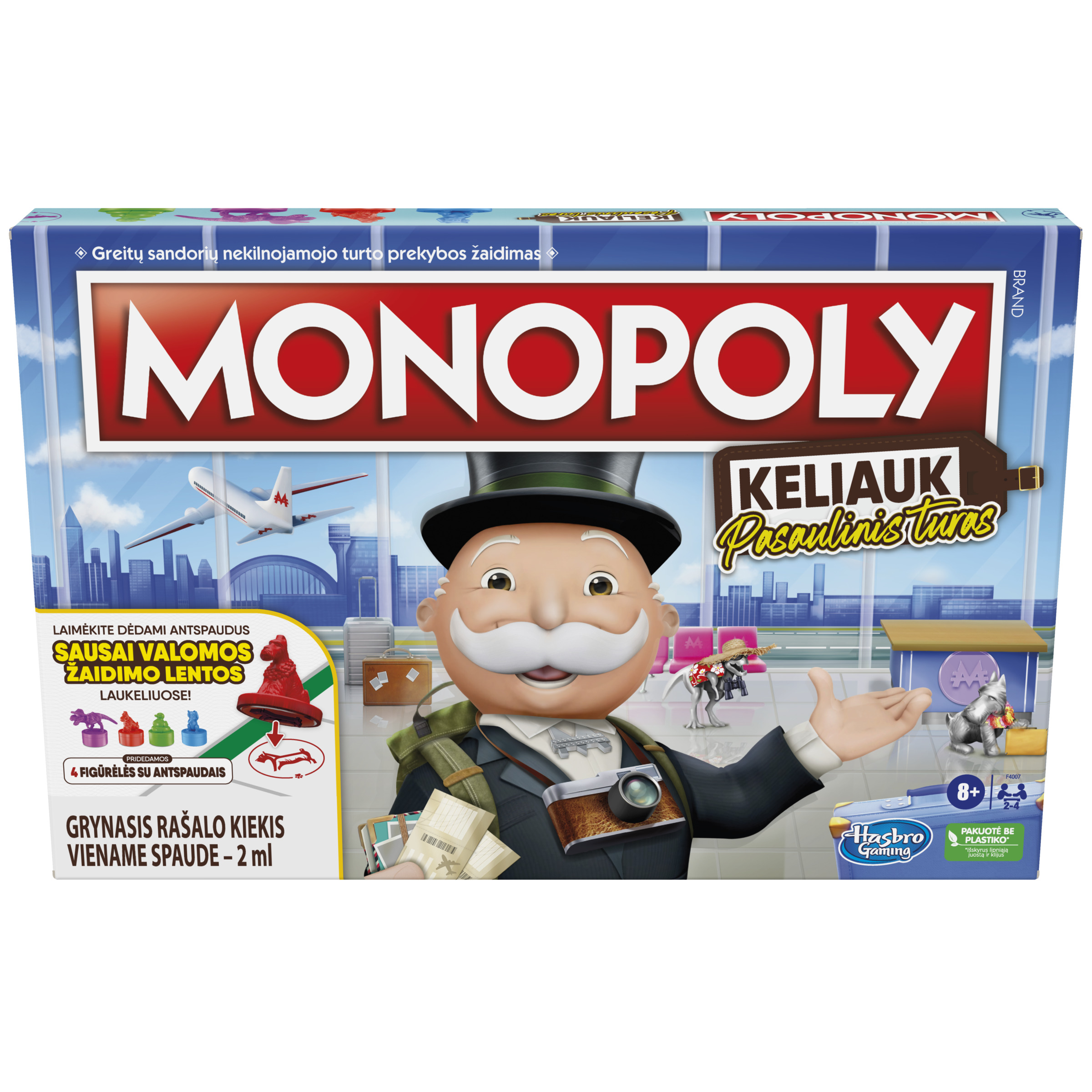 MONOPOLY  Žaidimas „Monopolis: keliauk. Pasaulinis turas“, (lietuvių kalba)