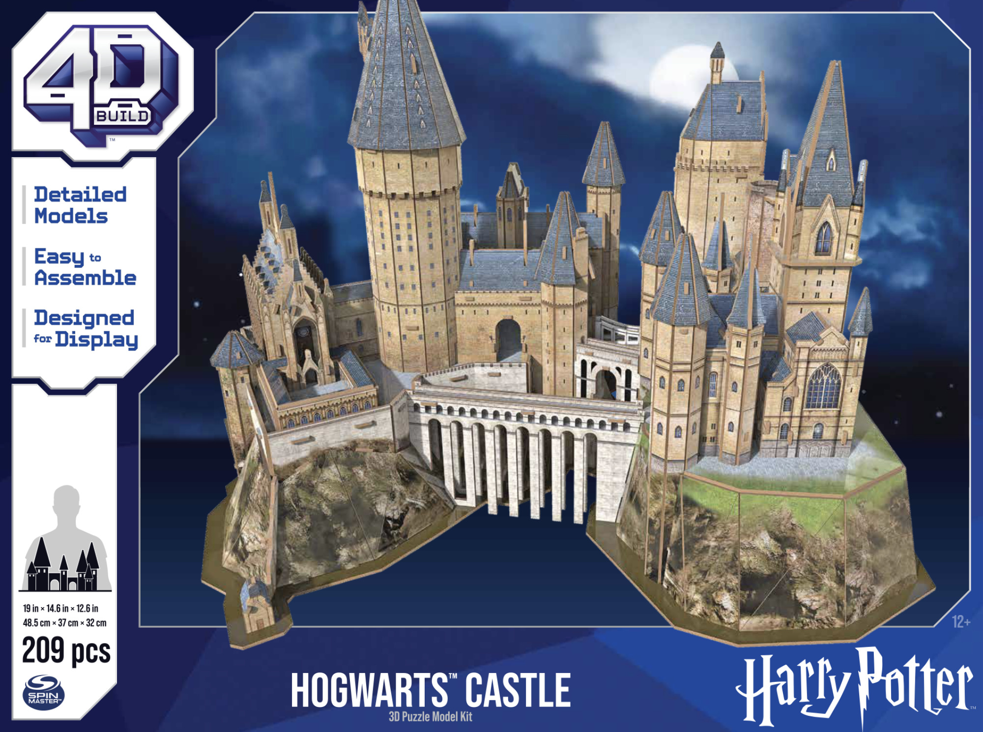 HARRY POTTER  4D dėlionė „Hogvartso pilis“