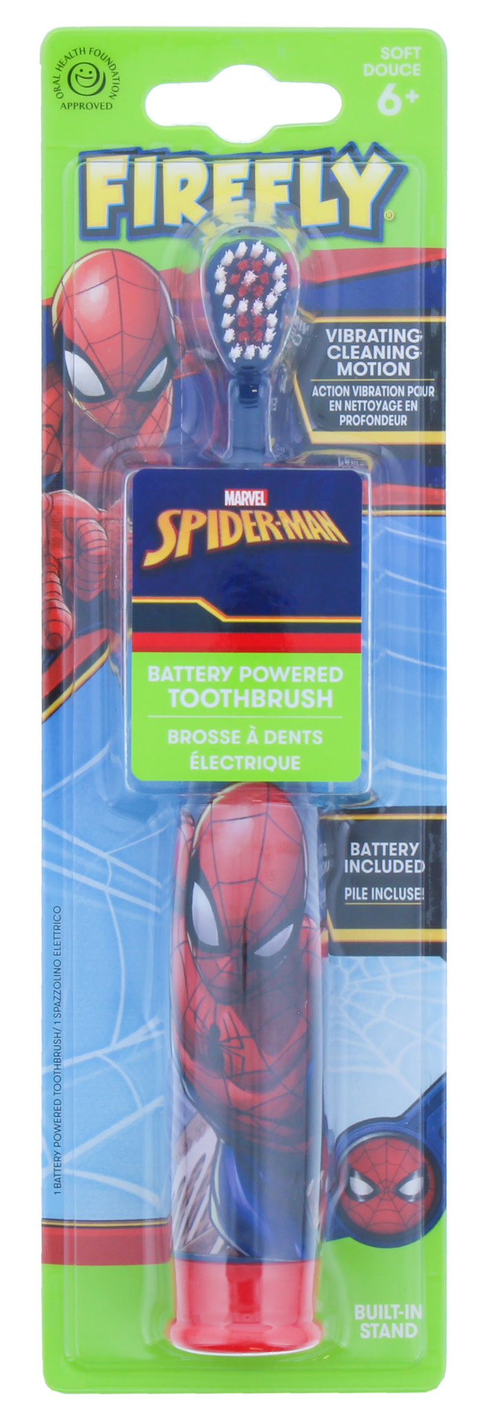 SPIDER-MAN elektrinis dantų šepetėlis