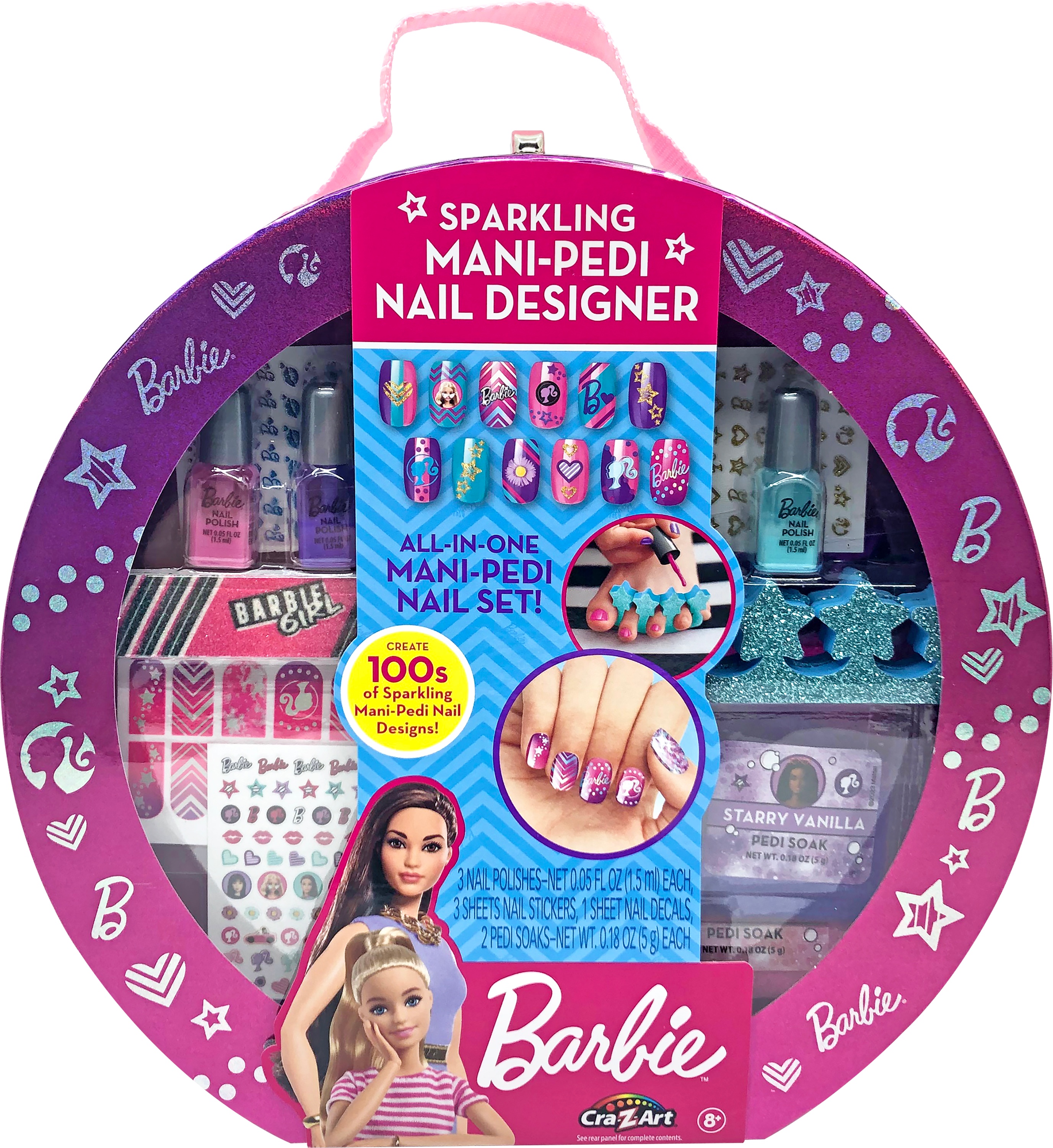 Barbie CRA-Z-ART  Manikiūro ir pedikiūro rinkinys